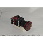 Φ22全電圧式プッシュロックきのこ形照光押しボタンスイッチ モメンタリ樹脂リング HC形 A22FAMシリーズ マルヤス電業