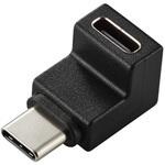 MPA-CFCMLAD02BK USB-C L字変換アダプタ 縦向き <USB Type-Cポート-TypeCプラグ> PD 60W 急速充電 10Gbps高速データ転送 エレコム