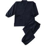 239-濃紺-L 239 和ポリエステル京作務衣 濃紺 L 興栄繊商