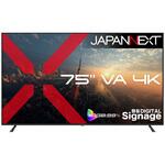 75型/3840×2160/HDMI×3/ブラック/スピーカー有/2年保証 JAPANNEXT