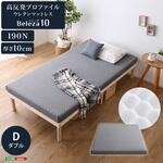 ORM-10D-GY 高反発プロファイルウレタンマットレス【Beleza10-ベレーザ・テン-】(ダブル) ホームテイスト