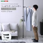 つっぱりポールハンガー フック大小1個セット ホームテイスト