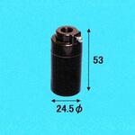 E17ソケット1型黒 旭光電機工業
