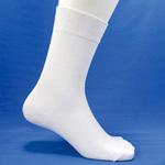 コーマ糸使用 快適メッシュ先丸靴下 ハヤシ[靴下]