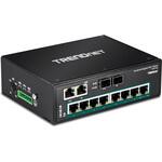 TI-PG102 産業用PoEスイッチングハブ af/at ギガ 10ポート TRENDnet