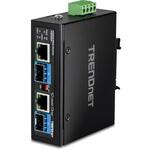 TI-BF22SFP 産業用メディアコンバータ SFP⇔ギガRJ-45 PoE(bt)対応 TRENDnet