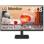 24MS500-B 23.8インチ 液晶ディスプレイ(1920x1080/IPS/アンチグレア/HDMIx2/100Hz/チルト/3年保証) LG
