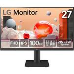 27MS550-B 27インチ 液晶ディスプレイ(1920x1080/IPS/アンチグレア/HDMIx2/100Hz/スピーカー/チルト/高さ調整/3年保証) LG