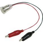 P70-0396-10 リード線付豆電球ソケット(ミノムシクリップ付) 10個 ナリカ