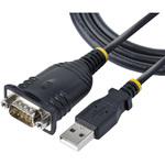 USB - RS232Cシリアル変換ケーブル/USB 2.0/91cm/USB Type-Aオス・DB9オス/Windows & macOS/USB - D-Sub 9ピン変換アダプター StarTech.com