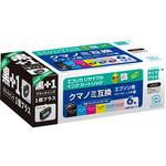 ECI-EKUIL6P+BK リサイクルインク エプソン対応 KUI-6CL(L)+BK(L) エコリカ