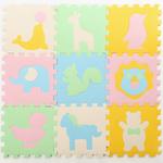 厚さ約10mm 約30cmジョイントパズルマット9枚セット ユノックス