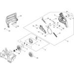 【部品】 チェンブレーキ エンジンチェンソーCSA341 共立
