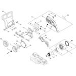 【部品】 チェンブレーキ エンジンチェンソーCS358-S 共立