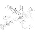 【部品】 ポンプ駆動・調圧弁 背負動力噴霧機SHPE2025DX 共立