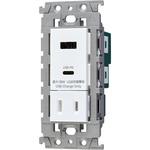 アドバンスS充電用USBコン2ポート 18W USB-A・C 扉付 コンセント付