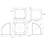 LCD-150 SKB用L型ダクト イースタン工業