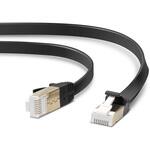 LANケーブル CAT7 爪折れ防止 フラット ブラック エレコム