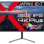 JN-282IPS4KP 液晶ディスプレイ 28型/3840×2560/HDMI×2、DP×2/ブラック/スピーカー有/2年保証 JAPANNEXT