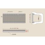 グレーチング スチールスベリ止めかさあげ式みぞぶた(JIS)(ZURAZU)T-14 メーターサイズ カワグレ