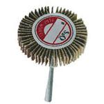 KN2505 軸付フラップ金具無し 外径25幅5軸径3mm 320# ムラコ