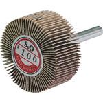 KN4005 軸付フラップ金具無し 外径40幅5軸径6mm 120# ムラコ