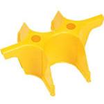 80091100YE304 サンセパレーター6P 黄 サンコー(三甲)