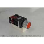 Φ25トランス付金属ガード形 穴有り 照光押しボタンスイッチ モメンタリ金属リング 2a2b LED HC形 A25FTGシリーズ マルヤス電業