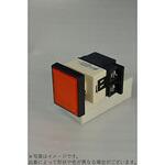 Φ22トランス付長角ワイド形パイロットライト 角 黒色枠 LED A22ILTQWBシリーズ マルヤス電業