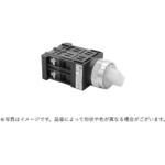 Φ25全電圧式つまみ形 2ノッチ 照光セレクタスイッチ 手動復帰金属リング 2a 白 白熱球 JC形 A25FSAシリーズ マルヤス電業