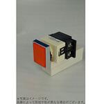 Φ30トランス付長角形パイロットライト 角 メタル色枠 白熱球 A30ILTQシリーズ マルヤス電業