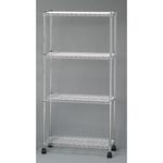 メタルラック (R) メタルシェルフ SEタイプ 幅76cm×奥行36cm Φ25mm【耐