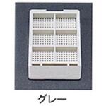 包埋ブロック作成用カセット スタンダードシリーズ Sタイプ 角穴0.5mm 6分画 本体+白フタ 各1000個 USM-1600シリーズ ユーケンサイエンス