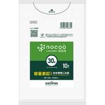 CHT31 nocoo in 容量表記入りゴミ袋 日本サニパック