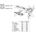 34640 E-3408 ロール F/105.150.101 (2個入) RIDGID(日本エマソン)