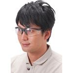 安全保護メガネ スポーティ・防曇・硬化処理 二眼型 モノタロウ