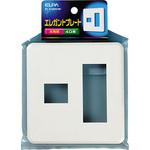 PL-E13HN(W) スイッチ用プレート エレガントプレート 4口(1+3) ELPA