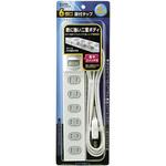 WBS-T6020B(W) 扉付電源タップ 集中スイッチ付き 6個口 防塵シャッター 180°角度調整 プラグ ELPA