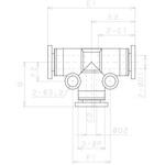ミニタイプ 違径ユニオンティー PISCO(ピスコ)