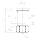 ミニタイプ メスストレート PISCO(ピスコ)