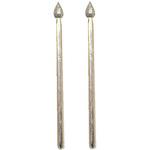 No.J-113 ダイヤモンド砥石炎型 3.2mm  (2本入) サンフレックス