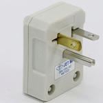 20A 125V 接地L形プラグ(丸形コード用) 明工社