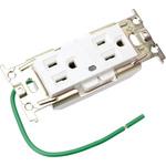 ML1272T4W ML医用接地埋込ダブルコンセント(C形)Sタイプ 通電表示ランプ付(白) 明工社