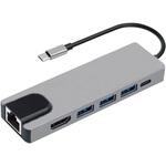 USB Type-C接続 マルチアダプタ 6in1 アイネックス USB Type-C接続 マルチアダプタ 6in1 アイネックス