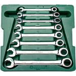 RS-09079 コンビネーションラチェットレンチ8本セット 1セット(8 RS-09079 コンビネーションラチェットレンチ8本セット 1セット(8