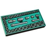 RS-09914 36pcs3/8″&1/2″インパクトソケットセット SATA