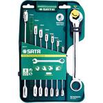RS-08007A 8pcsコンビネーションラチェットレンチセット SATA