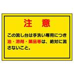 820-78 構内排水分別ステッカー標識 ユニット