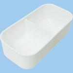 J273 検食容器 (ポリプロピレン) 部品：中子B(仕切付) 関東プラスチック工業