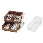 SA 18-8 デラックス オーガナイザー 3段2列（6ヶ入） 300×550×350mm キャメル